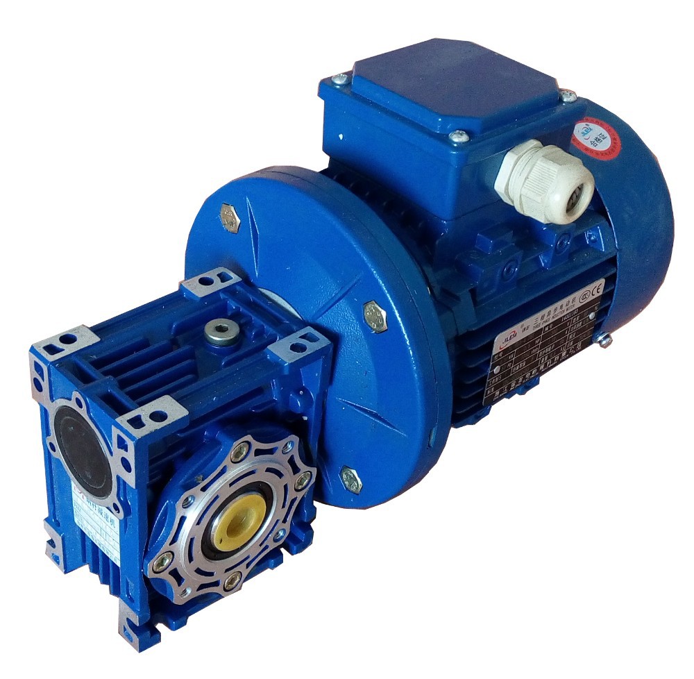 CE AC Electric Motor 3 Phase Asynchronous Nmrv Worm Gear Motor 1.1kw 1.5kw 2.2kw 3kw 4kw 5.5kw 7.5kw 11kw 15kw