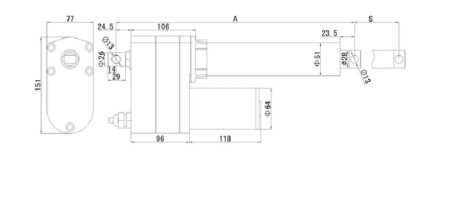 Motor Lineal for Heavy Machinery with High Load
