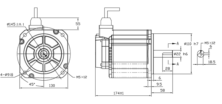 Custom 2000rpm 3000rpm 24 48 72 V 1kw 1.5kw 2kw 3kw 4kw 5kw Robot Agv BLDC Brushless DC Servo Motor 5nm 7.5nm 10nm 15nm 19nm