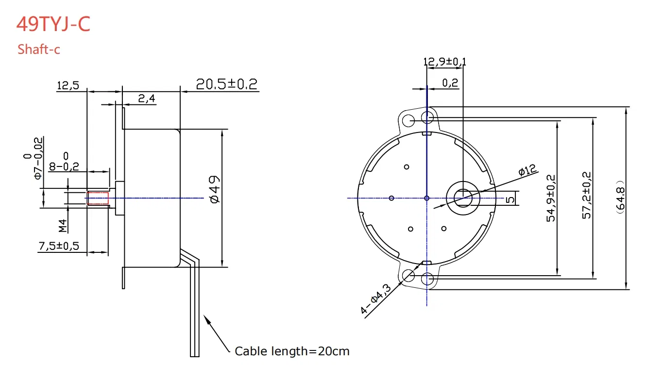 Synchronous Motor Drawing 3