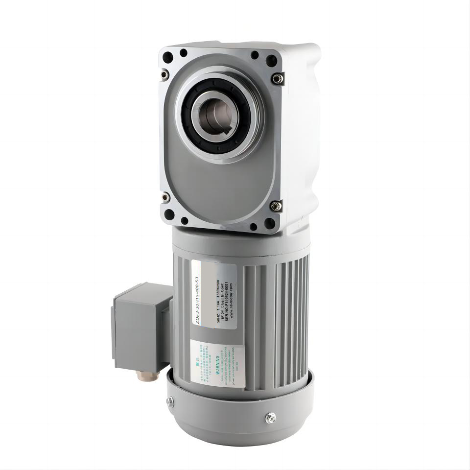 ZDF3 100W 200W 400W 750W 1500W 2200W Right Angle Hollow Solid Shaft Helical Gear Hypoid AC Geared Motor