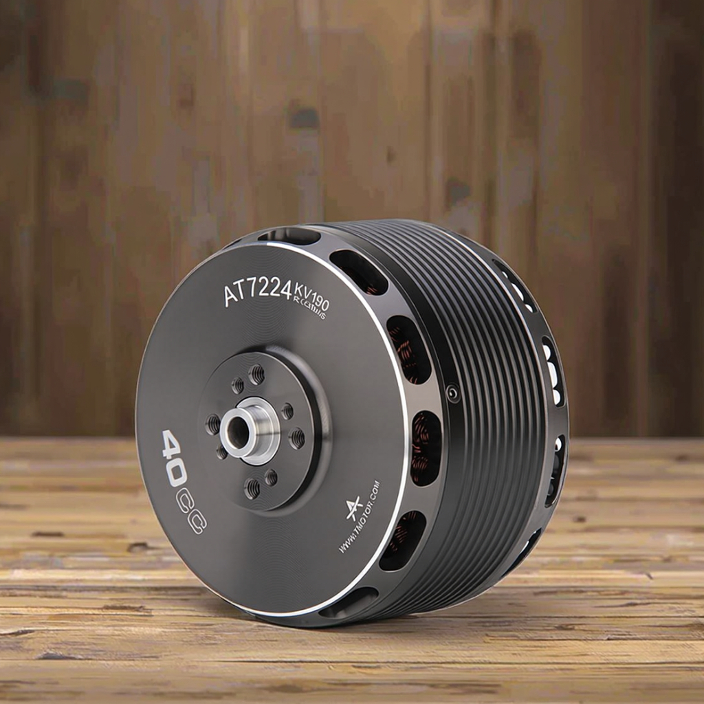 LIGPOWER AT7224 Brushless Long Shaft Motor With IE3 Efficiency And IP68 Rating For High Torque In Large Fixed Wing VTOL Aircraft