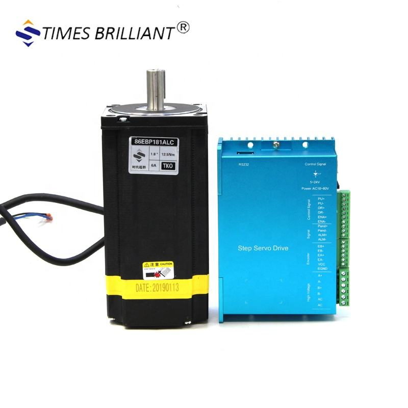 Closed Loop 12nm 86ebp181alc Stepper Motor with Driver for CNC