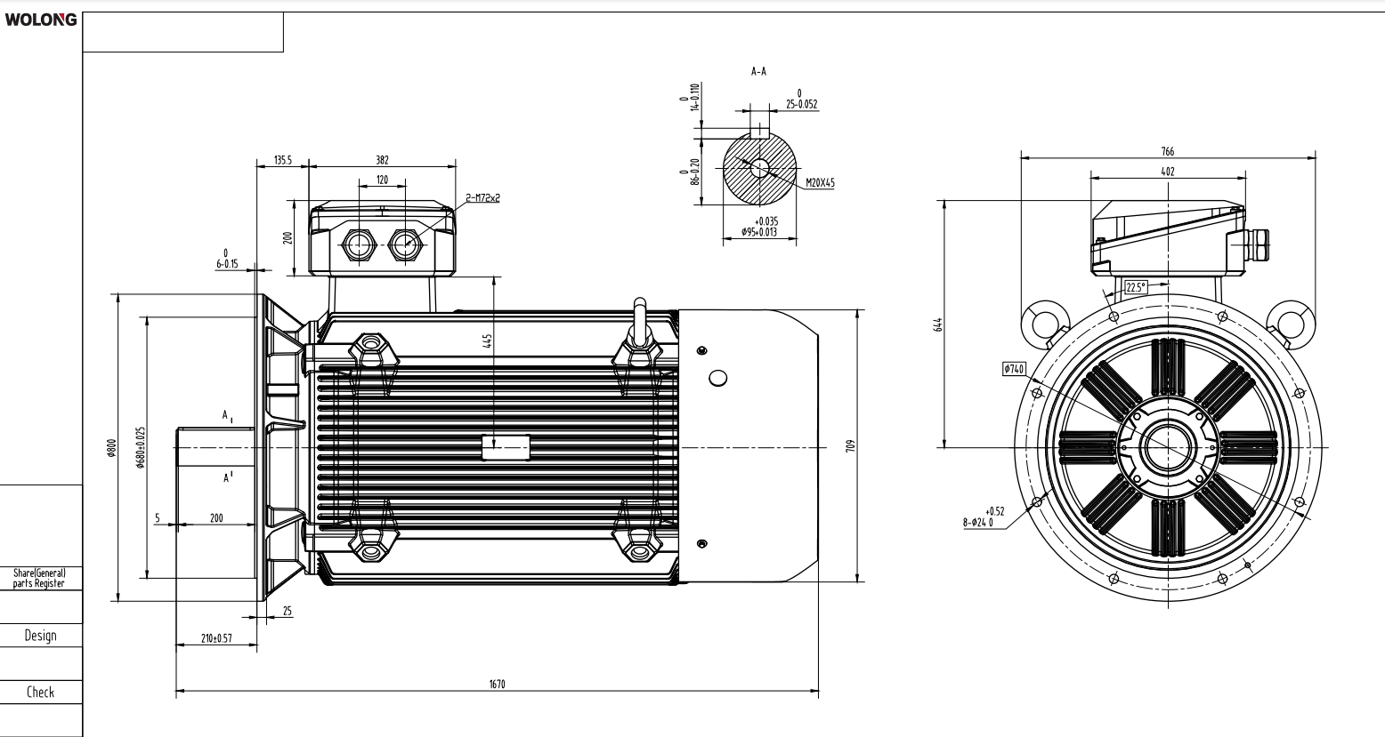 WE4-355 Dimensions