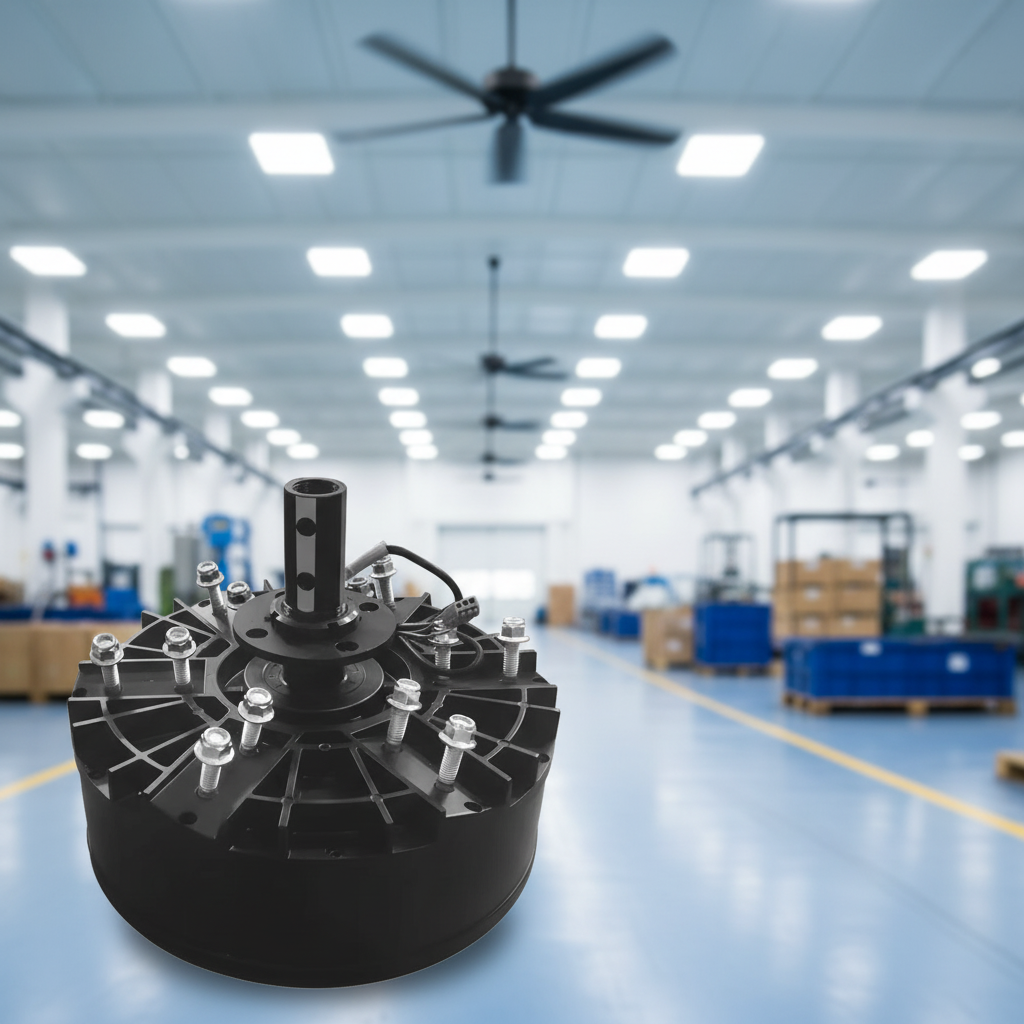 Amthi 1100W Permanent Magnet Synchronous Motor for HVLS Ceiling Fan Big Industrial Fan Motor 380V AC