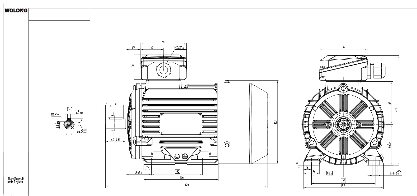 WE4-80M Dimensions