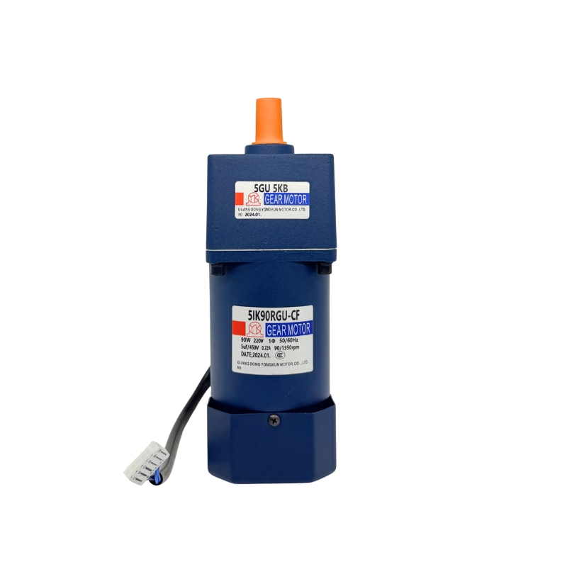 Right Angle Reversible Induction Electromagnetic Brake Small Gear Motor From 25W 40W 90W 250W for Automation Door Manufacture Industry