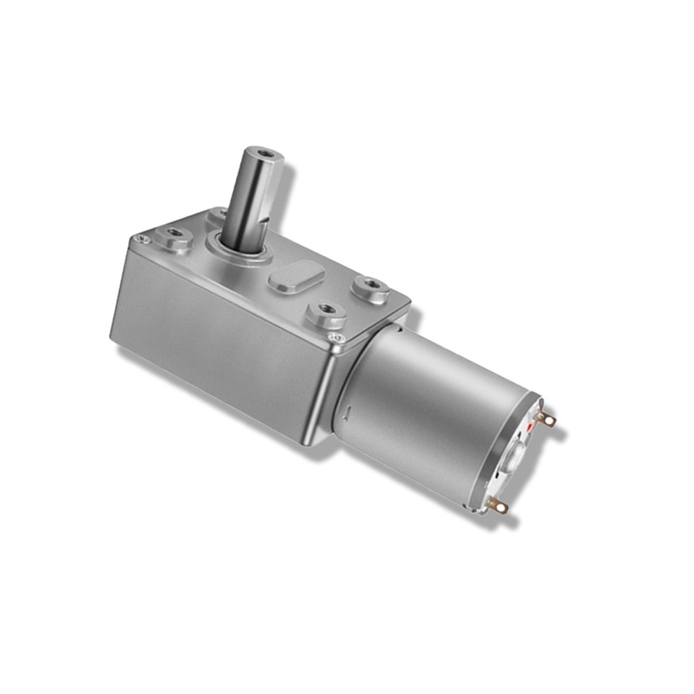 46SGM370 DC Gear Motor Self-locking Gear High Torque 6v 12v 24v Turbine Worm Gear Speed Control Motor Low Speed