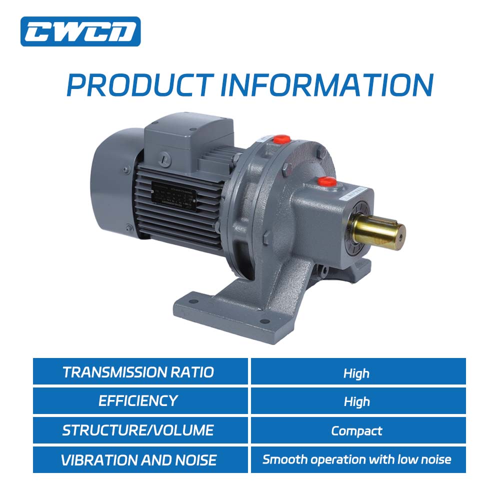 Gear Motor Planetary Gearbox Cycloidal Pin Wheel Reducer Gearbox Gear Motor For Concrete Mixer