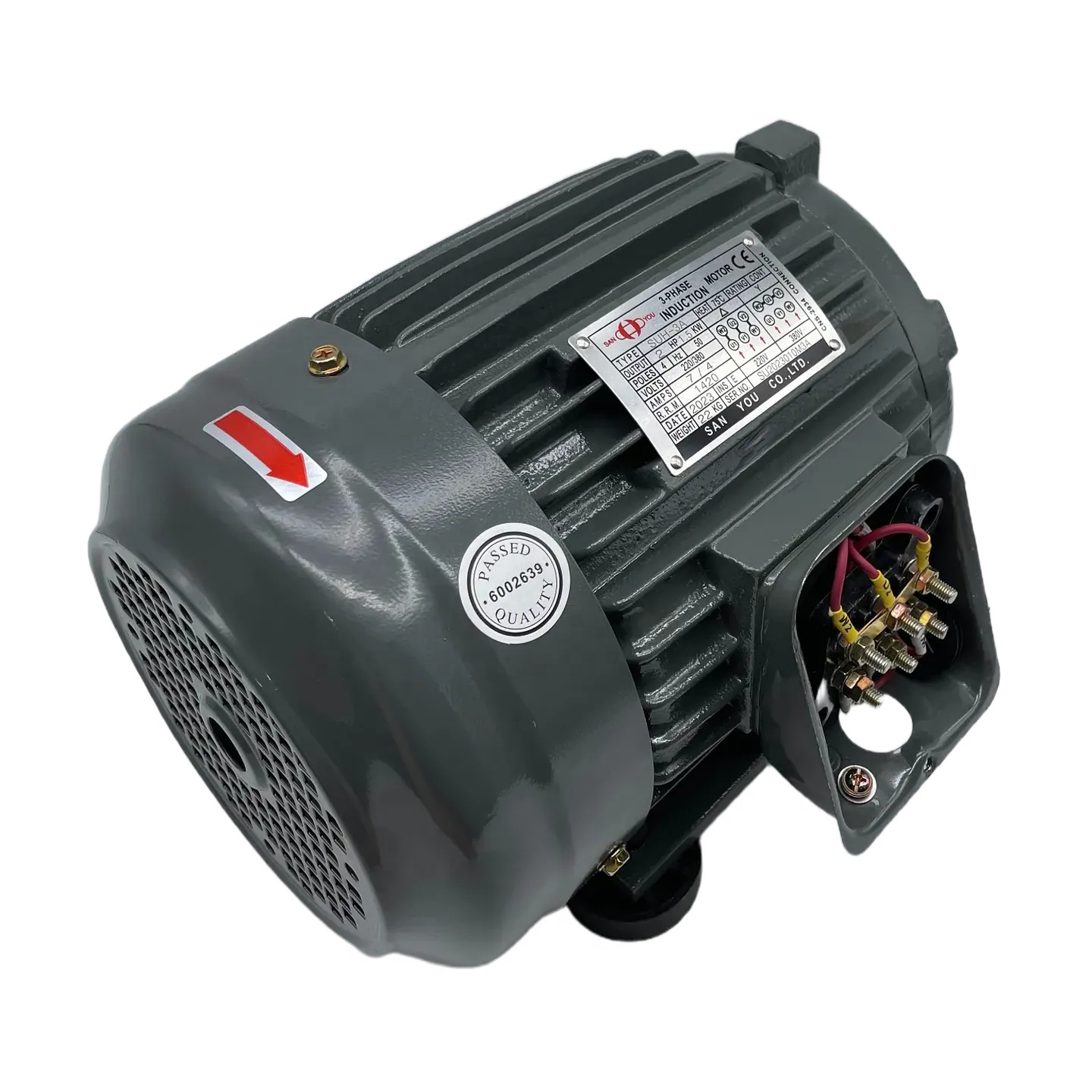 Three Phase Asynchronous AC Motor Set Oil Pump Motor SUH/SUV 1/2/3/5/7.5/10HP 0.75/1.5/2.2/3.7/5.5KW 380V/415V/480V