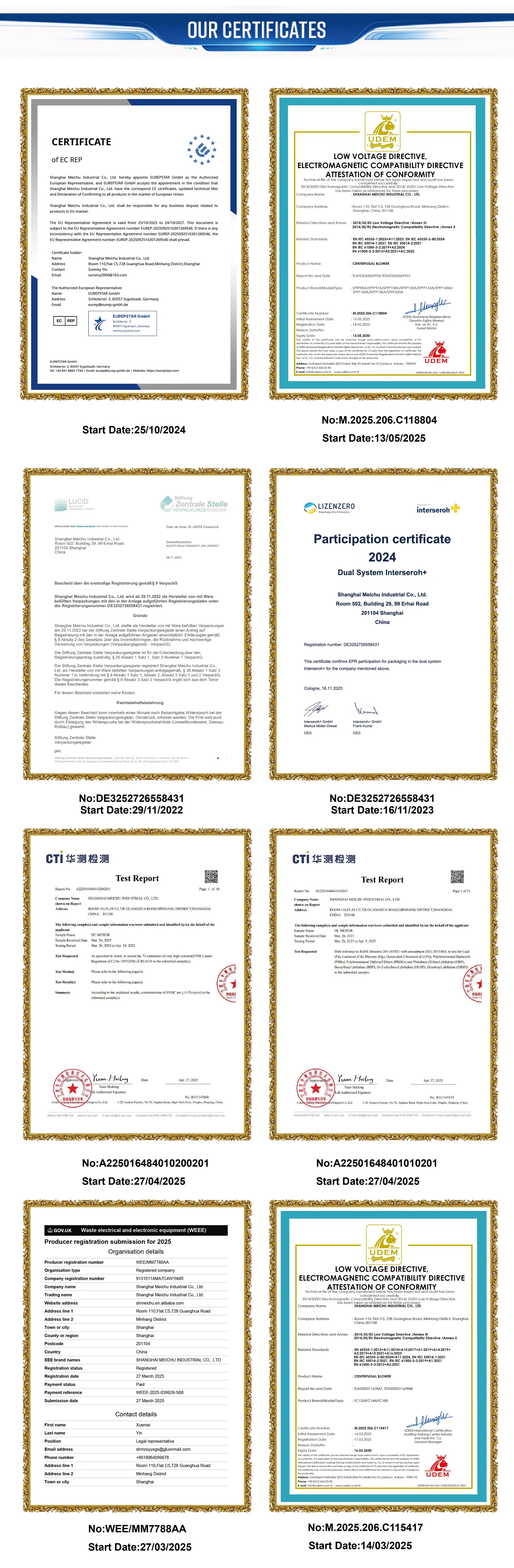 Certification Showcase
