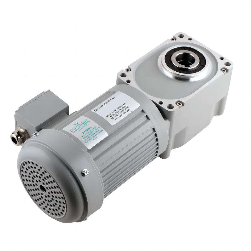 ZDF3 100W 200W 400W 750W 1500W 2200W Right Angle Hollow Solid Shaft Helical Gear Hypoid AC Geared Motor