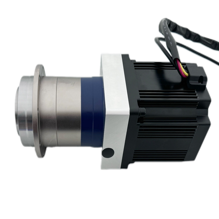 Dmke Custom High Precision 1000W 48V 150nm 200rpm Helical Planetary Gear Box DC Brushless Motor BLDC