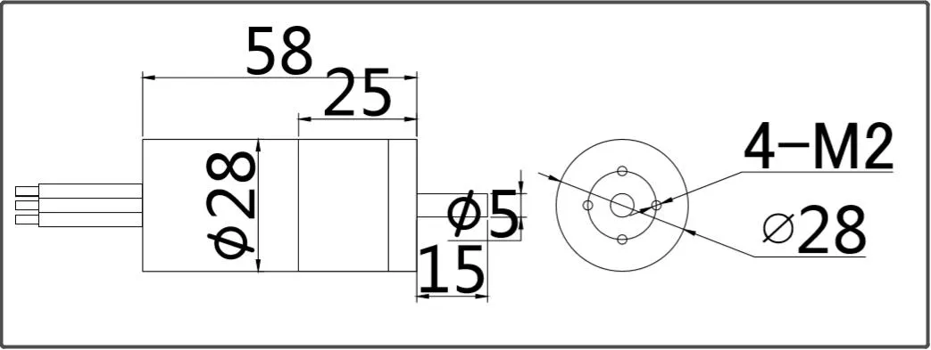 Motor Technical Drawing