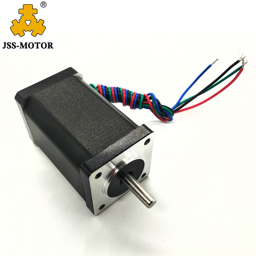 Small Oem Factory 0.9deg 1.8 Degree 35mm Nema14 Dual Hollow Shaft Linear Stepper Motor
