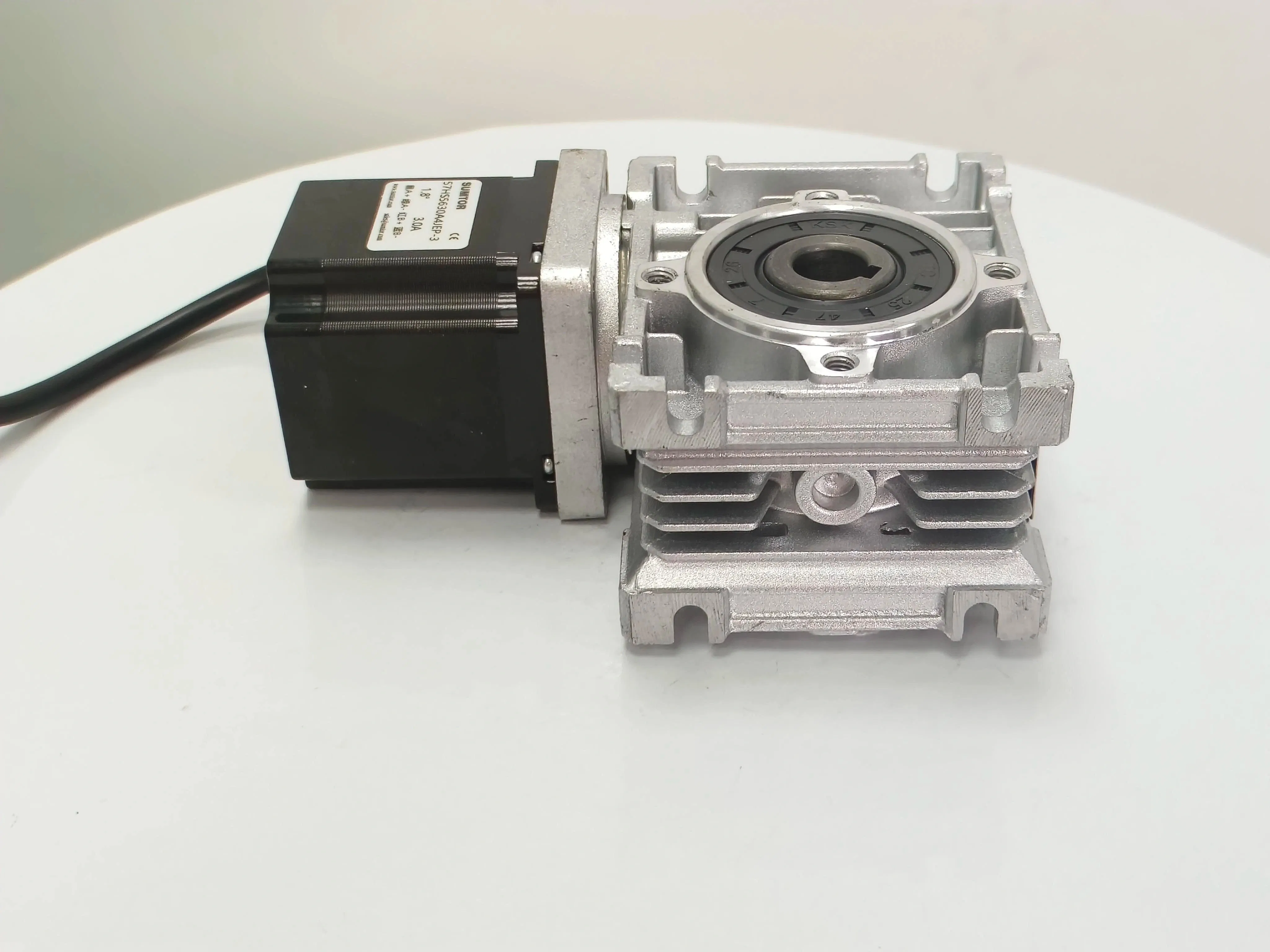 5: 1-80: 1 NEMA23 Worm Gear Stepper Motor with Nmrv30 Speed Reducer NEMA 23 Motor Length 56mm