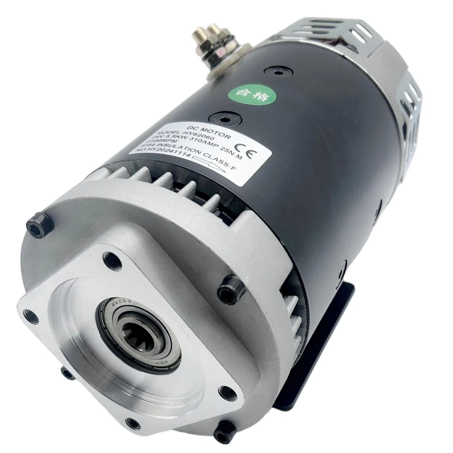 Long Bo DC Motor Electric Motor 24V 4.5kw for Forklift Lift, Drives Pump, Brushed Electric DC Motor for Automobile Tailboard