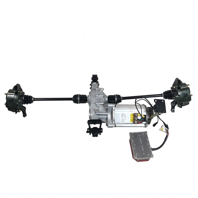 New Energy Electric Vehicle 7.5KW Drive Assembly With Front &amp; Rear Axles Including Axle Bearing &amp; Propeller Shaft