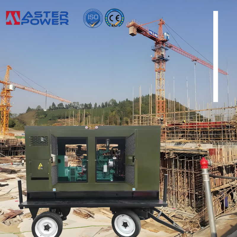 80kw 100kva Cummings Silent Three Phase Standby Pure Copper Brushless Alternator Mobile Diesel Electric Generator