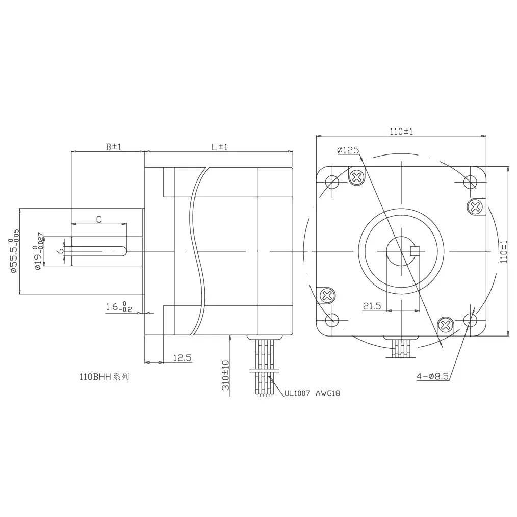 Closed-Loop-Capable Full-Step Hybrid Stepper Servo Motor for Coordinate Measuring Machines