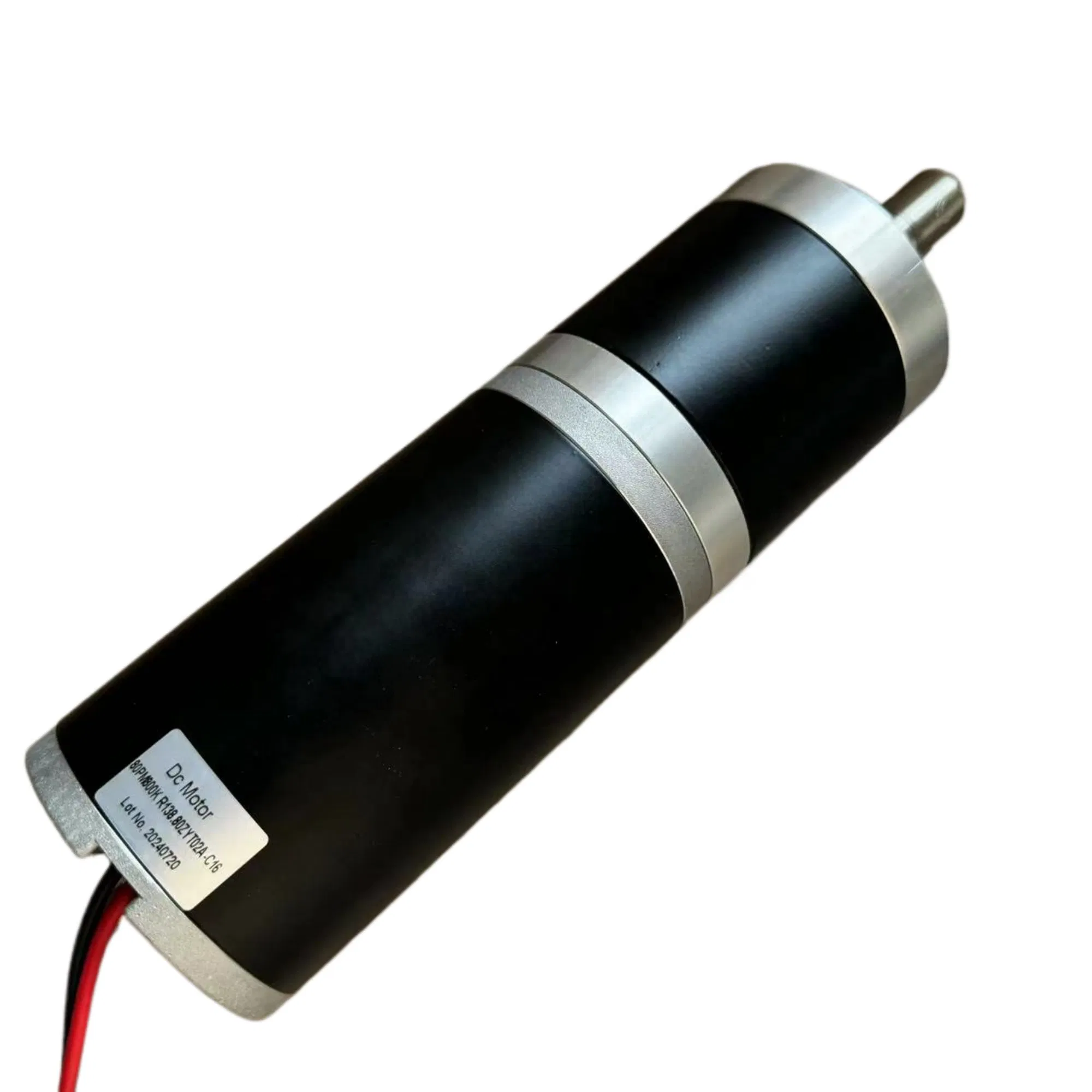 80mm High Torque Electric DC Brushed Motor Gr80 Equivalent 12V 24V 36V 48V 60V 115V 230V 200W 250W 300W 400W Option with Planetary Worm Gearbox Encoder Brake