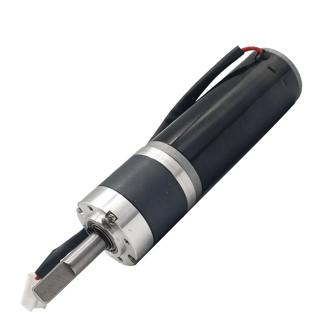 High Torque 12V 24V DC Brushed Planetary Gear Motor with Metal Gearbox for Industrial Automation and Robotics