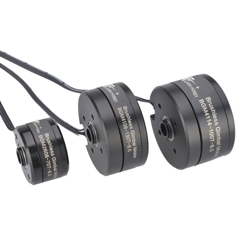 Flashhobby 8.5mm Hollow Shaft BLDC Gimbal Motor 22P24N BGM4114 Brushless Motor for Camera Stabilizer Robot Stroller FPV Drone