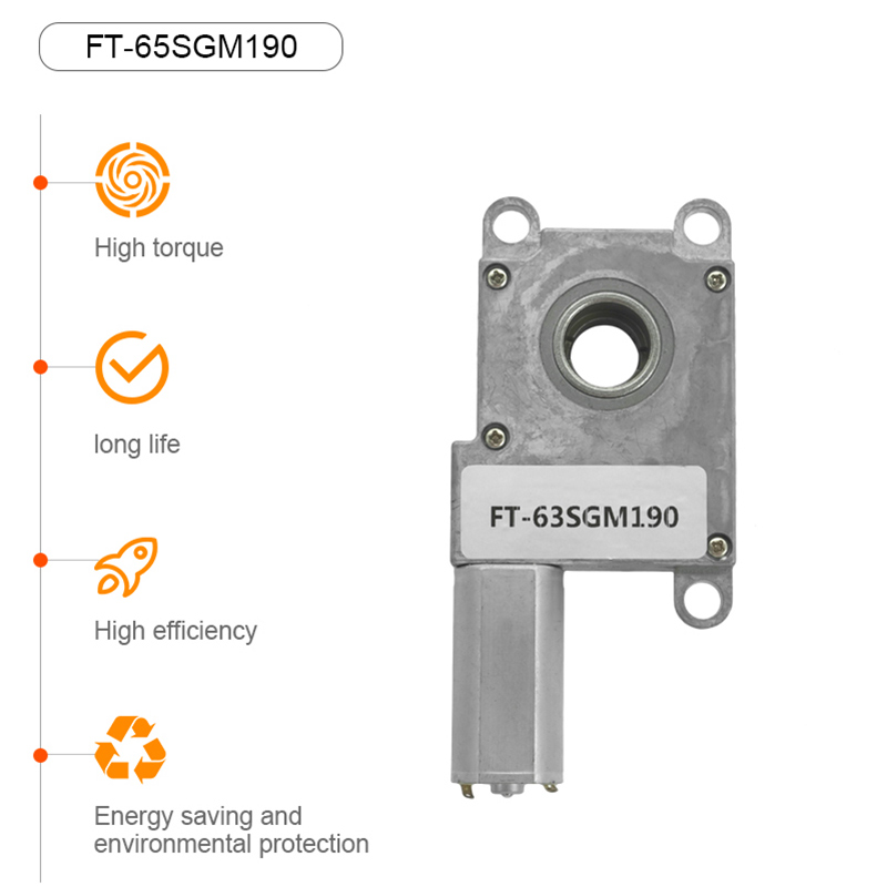Factory New Arrival Powerful Worm Reducer Gear Motor DC 12v 24v High Torque Slow Speed Gear Motor With Line