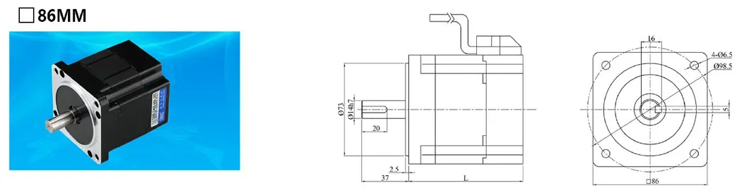 BLDC Motor View 2