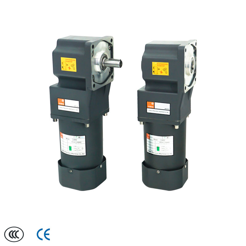 CHBNS Single Phase 220V AC 25W to 250W Right Angle Hollow Shaft Solid Shaft Gear Motor With Speed Controller