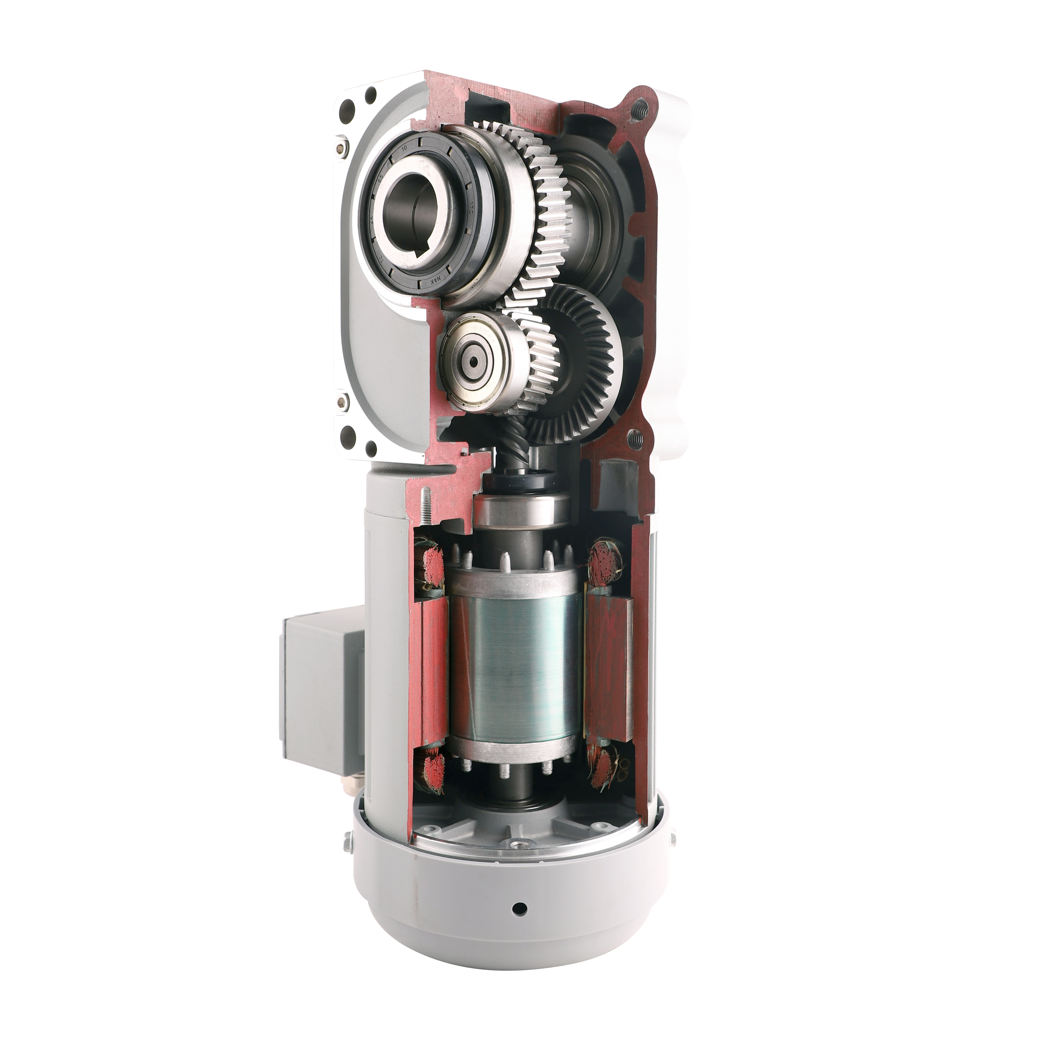 ZD Motor 3 Phase 0.1KW 0.2KW 0.4KW 0.75KW 1.5KW Right Angle Hollow Shaft Variable Speed Hypoid Gear AC Induction Motor