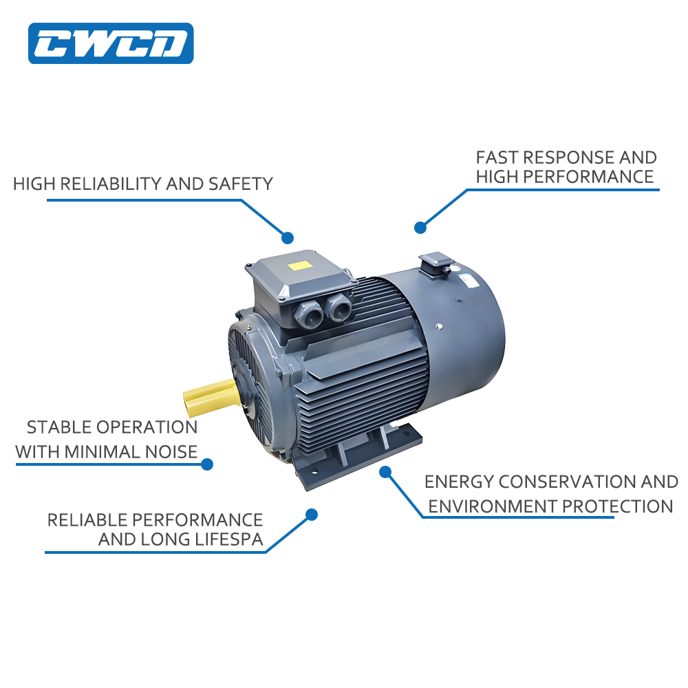 High Rigidity 2.2KW AC Motor with Energy Saving Speed Reducer Gearbox Specific Directly Connected Type Permanent Magnet Motor