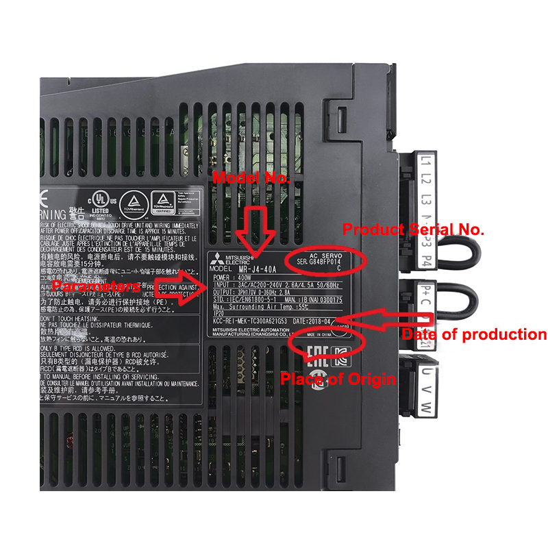 Mitsubishi Ac Servo Motor HG-SR702BJ