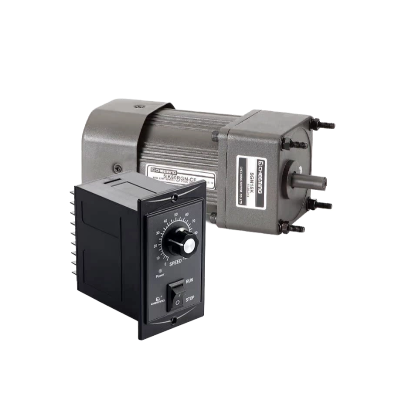 Single Phase AC Motor with Gearbox 110V/220V 4P 60W Micro Gear Motor with Speed Controller for Food Machine