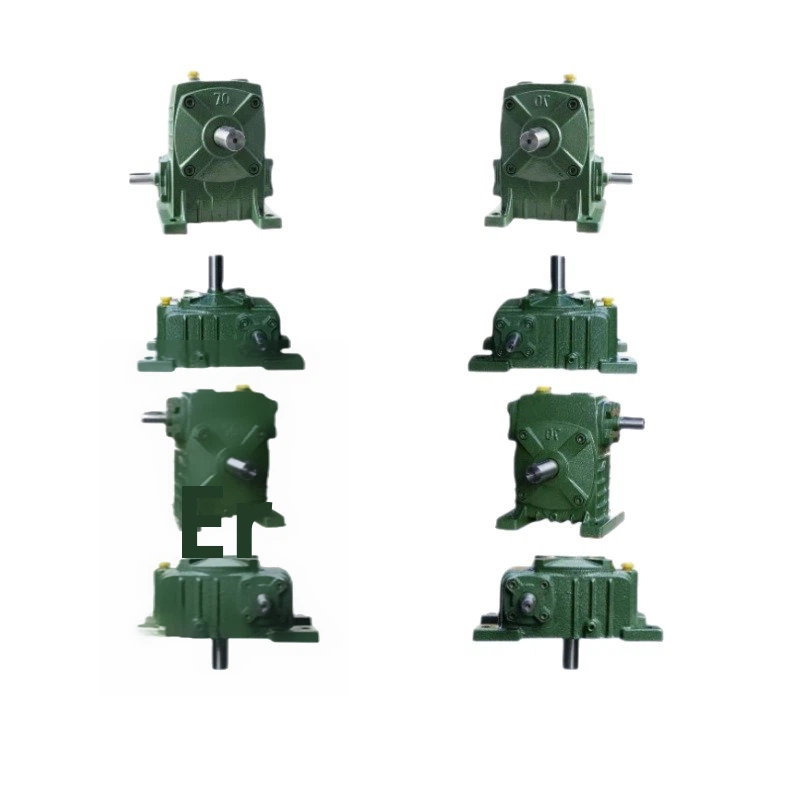 NMRV Turbo Worm Gear Reducer Motor Integrated Gearbox Three-phase 380/220V Horizontal Mount Multi-Power