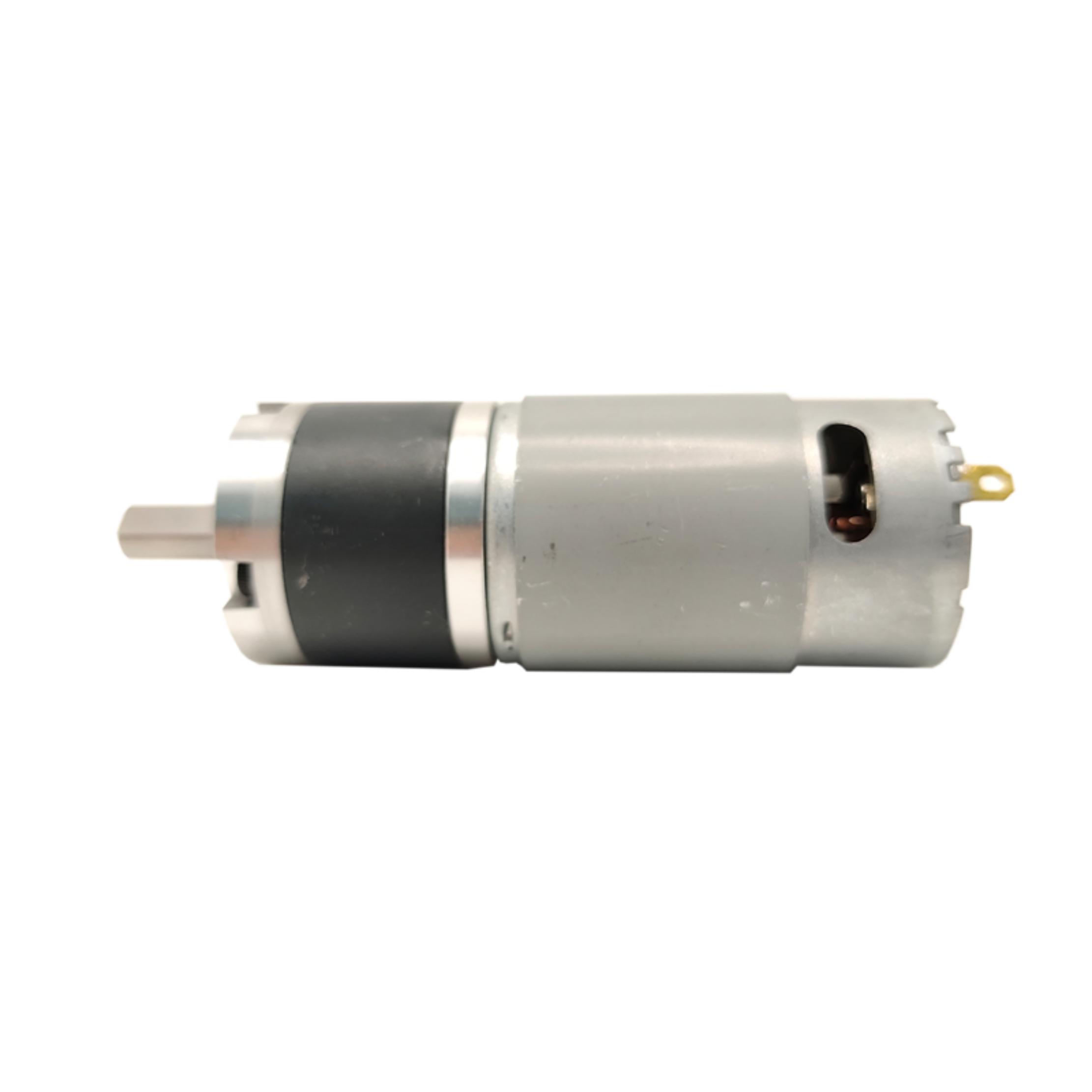 555 12V/6 Volt Electric Gear Motor with Brush Commutation Permanent Magnet Construction for DC Applications