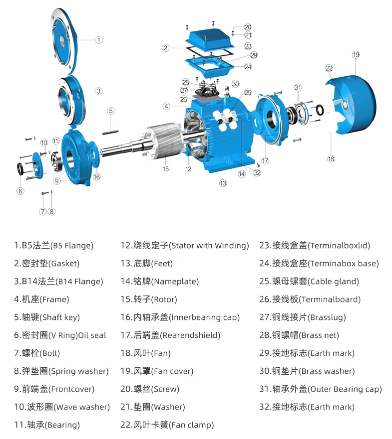 Motor Internal Components