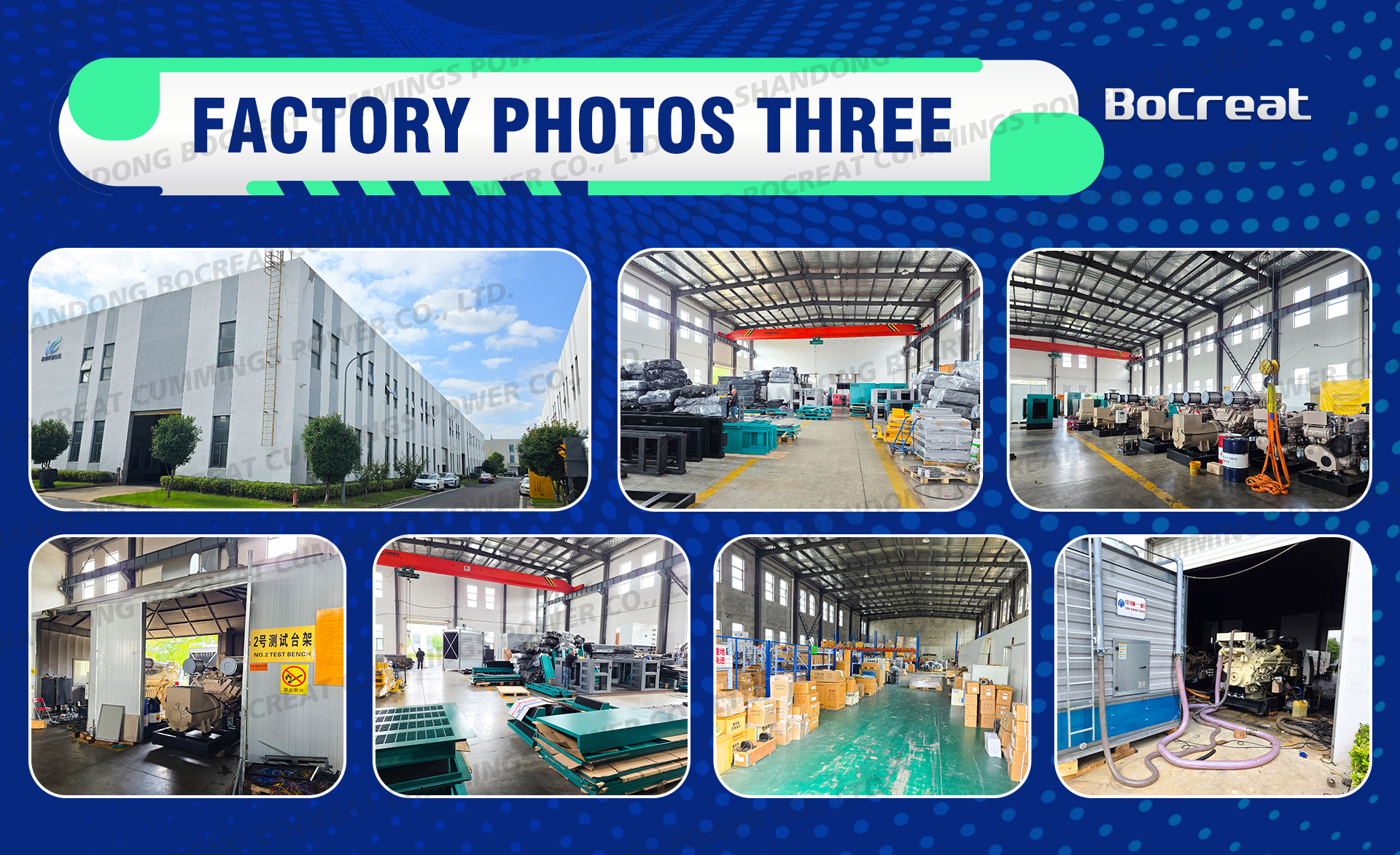 Stage V Factory High Quality 4500kw 3 Phase 400V Brushless Alternator Water Cooled Silent Diesel Generator Set 550 Kva