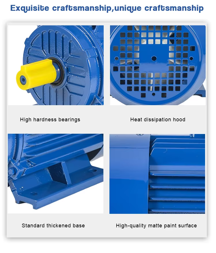 ZD131-4 Type 3KW Conical Rotor Electrical Motor Small AC Electric Motors 1 Year Warranty Made in China