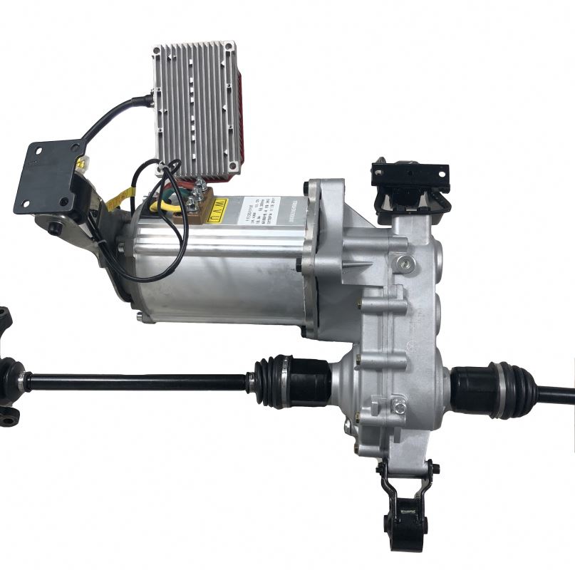 New Energy Electric Vehicle 7.5KW Drive Assembly With Front &amp; Rear Axles Including Axle Bearing &amp; Propeller Shaft