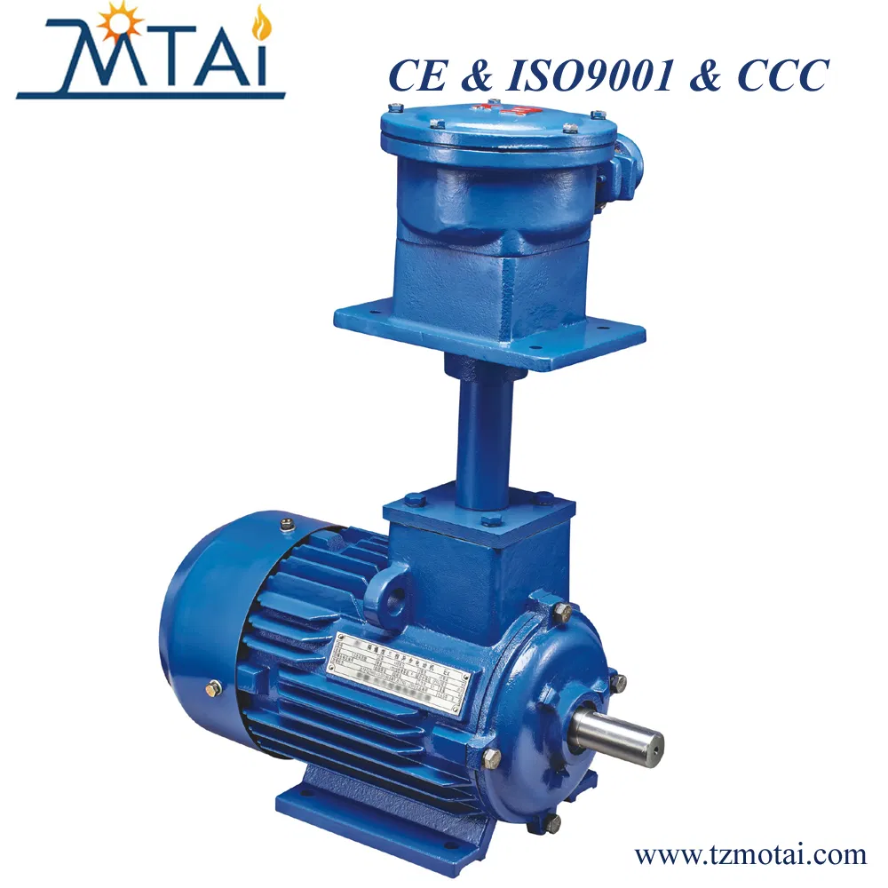 1HP, 2HP, 3HP, 4HP, 5.5HP, 7.5HP, 10HP, 15HP, YB3 AC Asynchronous Three Phase Electric Motor with Explosion-Proof Certificate