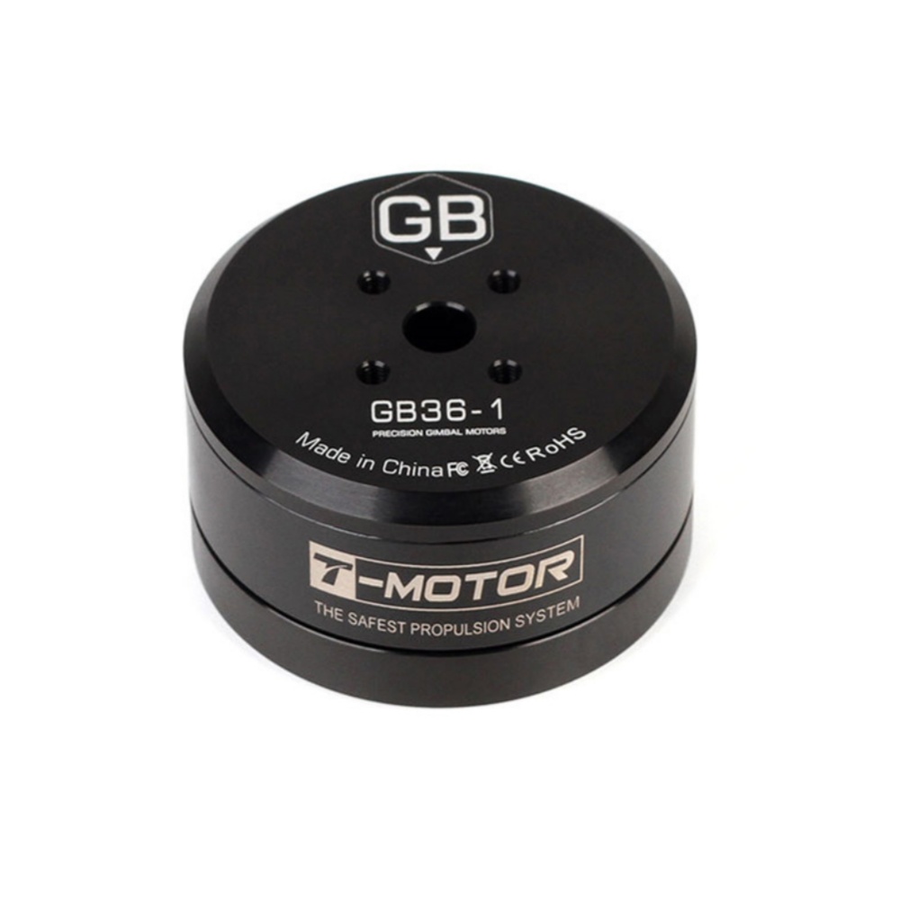 T-MOTOR GB36-1 KV50 Small Cogging Torque 3S-6S Hollow Shaft Professional Mini Brushless Gimbal Motor