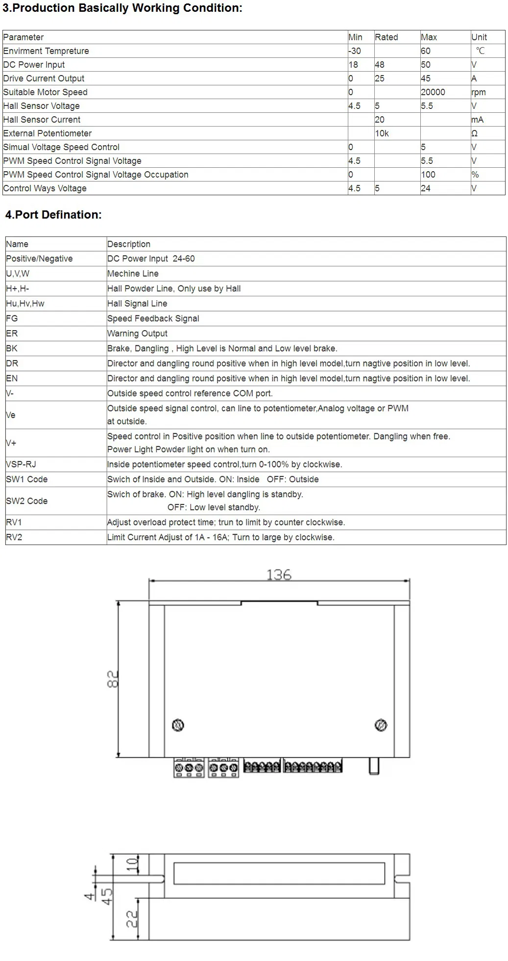 Performance Specifications