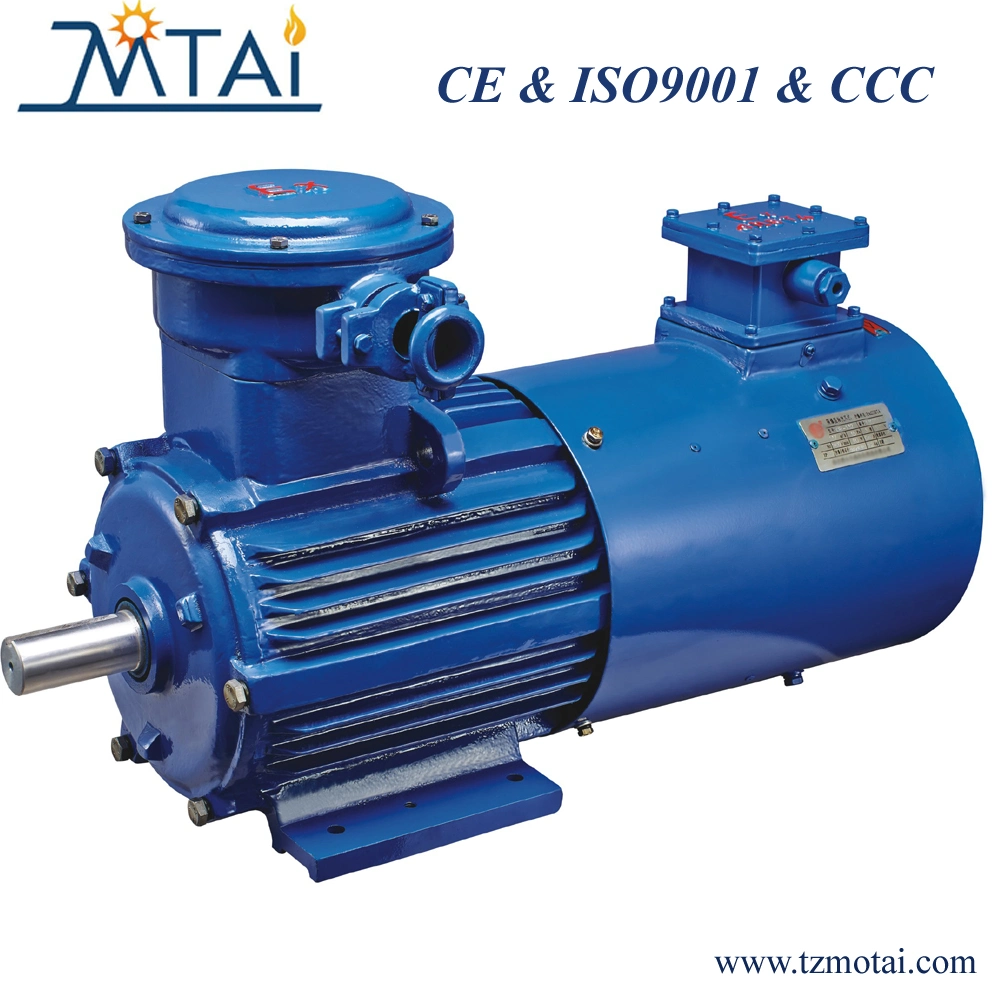 1HP, 2HP, 3HP, 4HP, 5.5HP, 7.5HP, 10HP, 15HP, YB3 AC Asynchronous Three Phase Electric Motor with Explosion-Proof Certificate