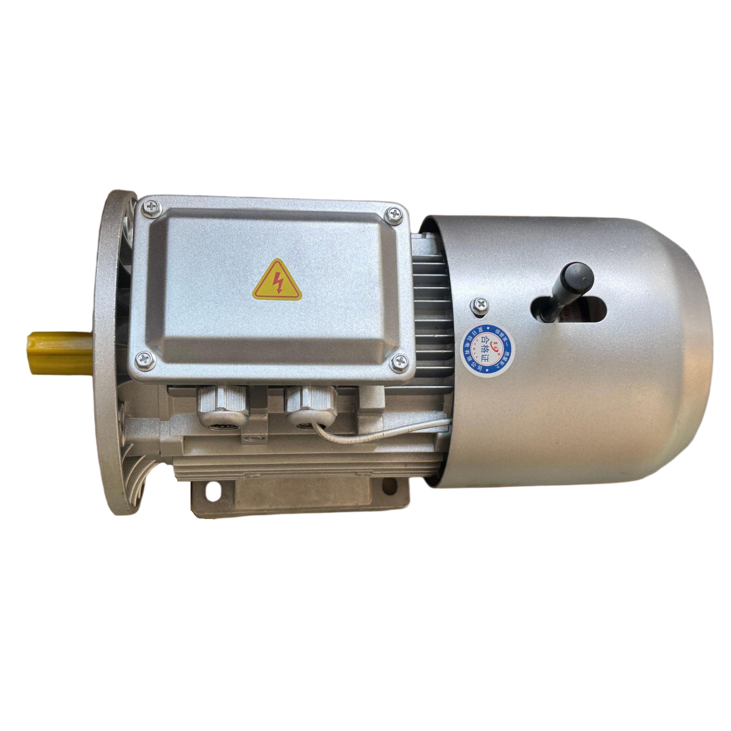 Fast Braking Three Phase 4 Pole Asynchronous Brake Motor 380V IE3 Efficiency IP54 Protection Aluminum Housing 1400 RPM Hoist