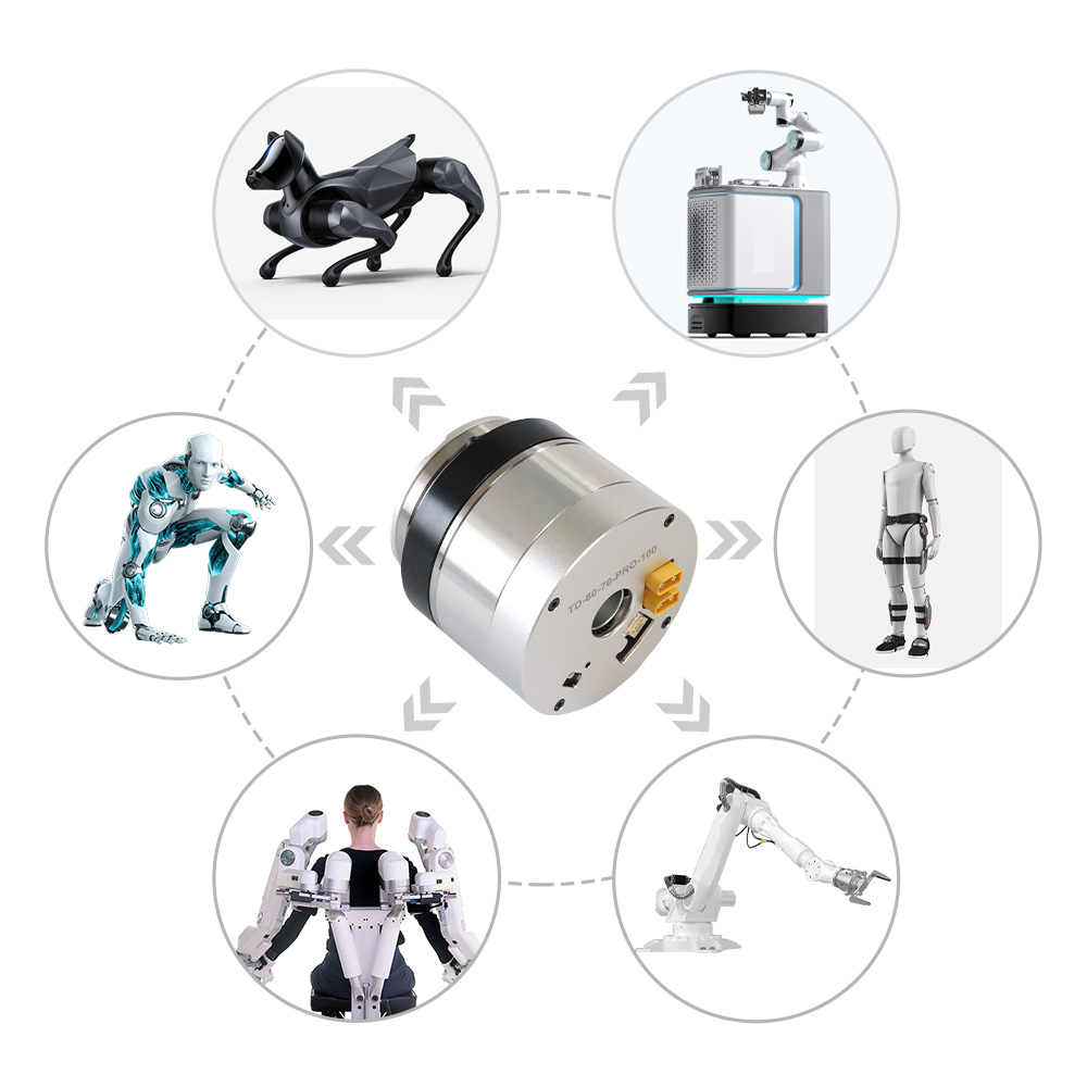 Bldc Frameless Motor Hollow Shaft Turntable Motor Co-bot Robot Joint Module Reducer Servo Motor 300w