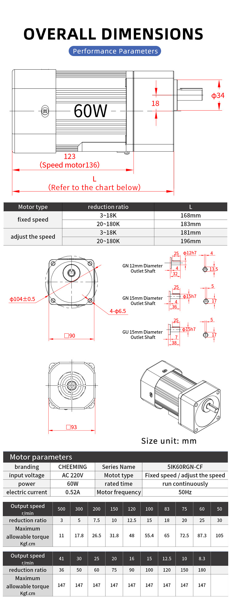 Dimension Sheet 3