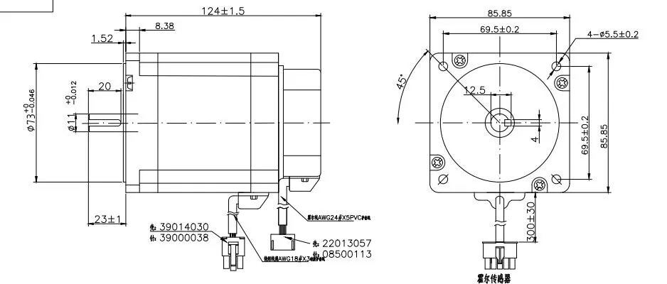 Parameter Specification Chart