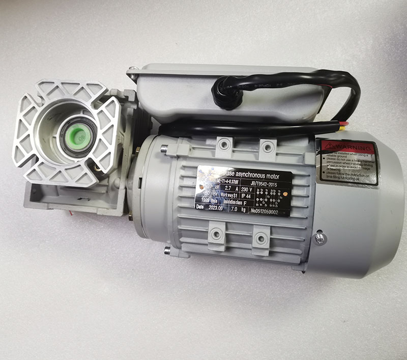 0.37KW 1/2HP 1 Phase AC Worm Gear Motor Asynchronous Ac Induction Motor with Worm Gear Box