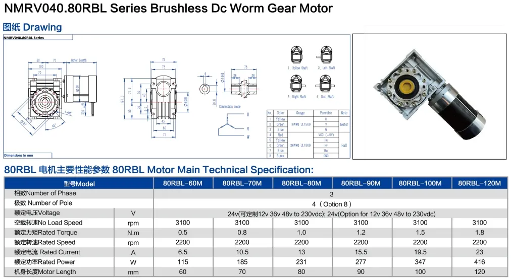 Brake Integrated Motor